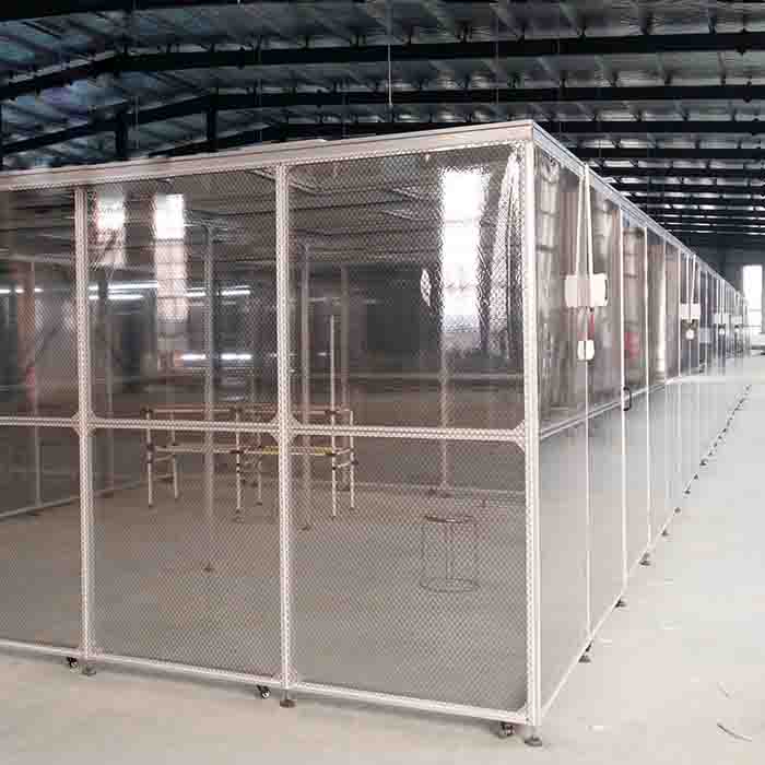 千級潔凈棚支撐架方通選擇鋁合金,制作美觀大方。